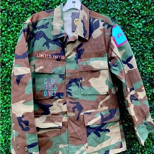 SOLD Peace: Vintage Camo BDU Jacket